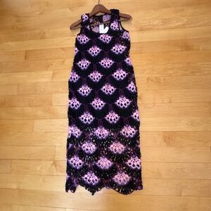 NWT Anthropologie Delfi Collective Maxi Crochet Dress Sz. XS
